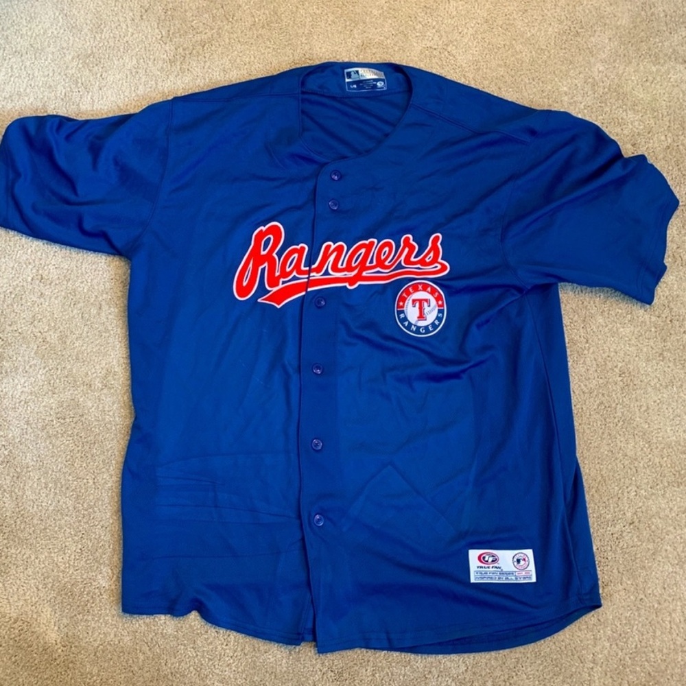 Texas Rangers True Fan Genuine Merchandise MLB jersey
